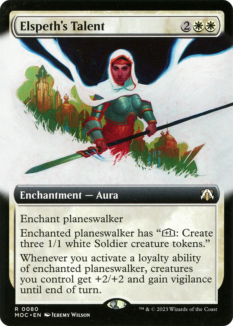 Elspeth's Talent — March of the Machine Commander — Magic: The Gathering
