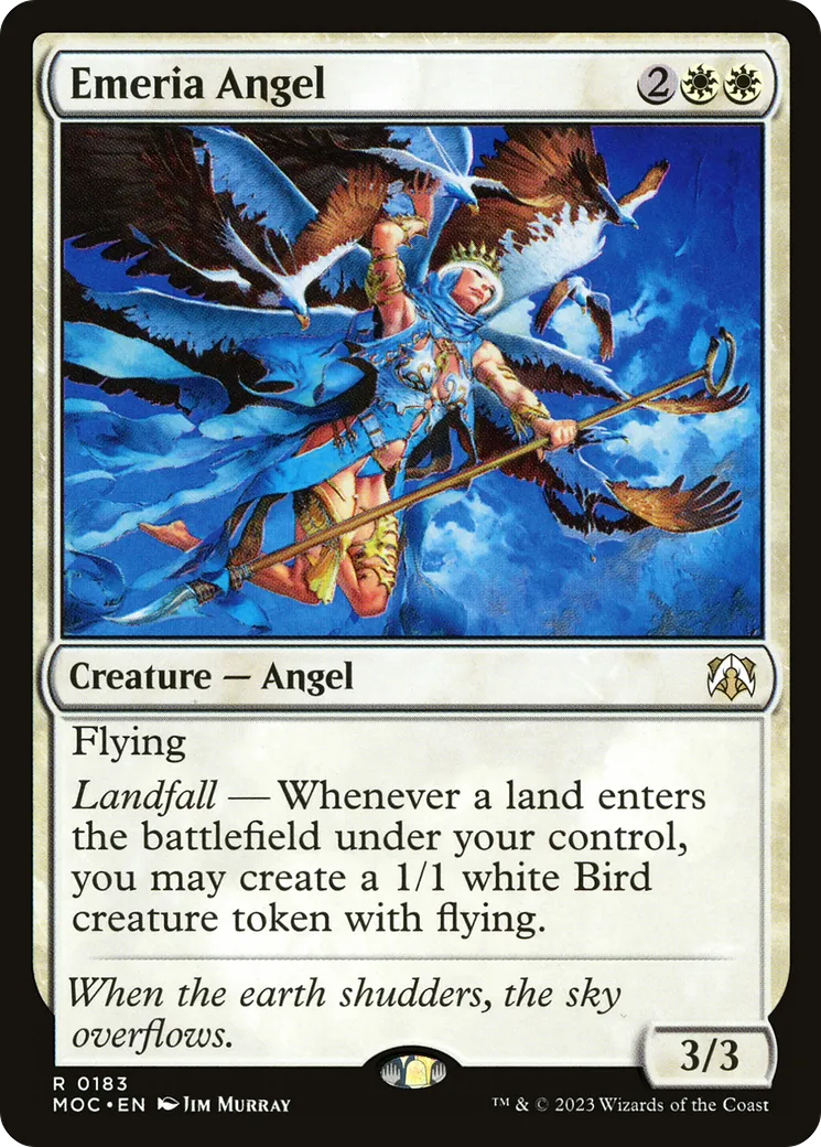 Ange d'Éméria — March of the Machine Commander — Magic: The Gathering