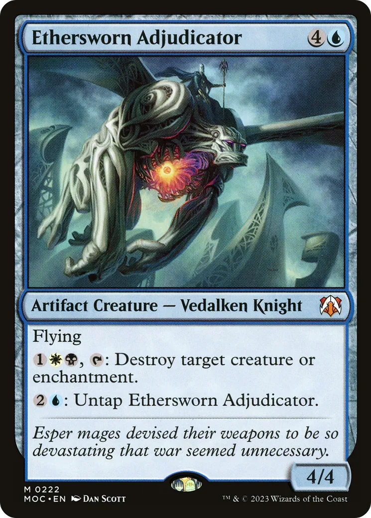 Ethersworn Adjudicator — March of the Machine Commander — Magic: The Gathering