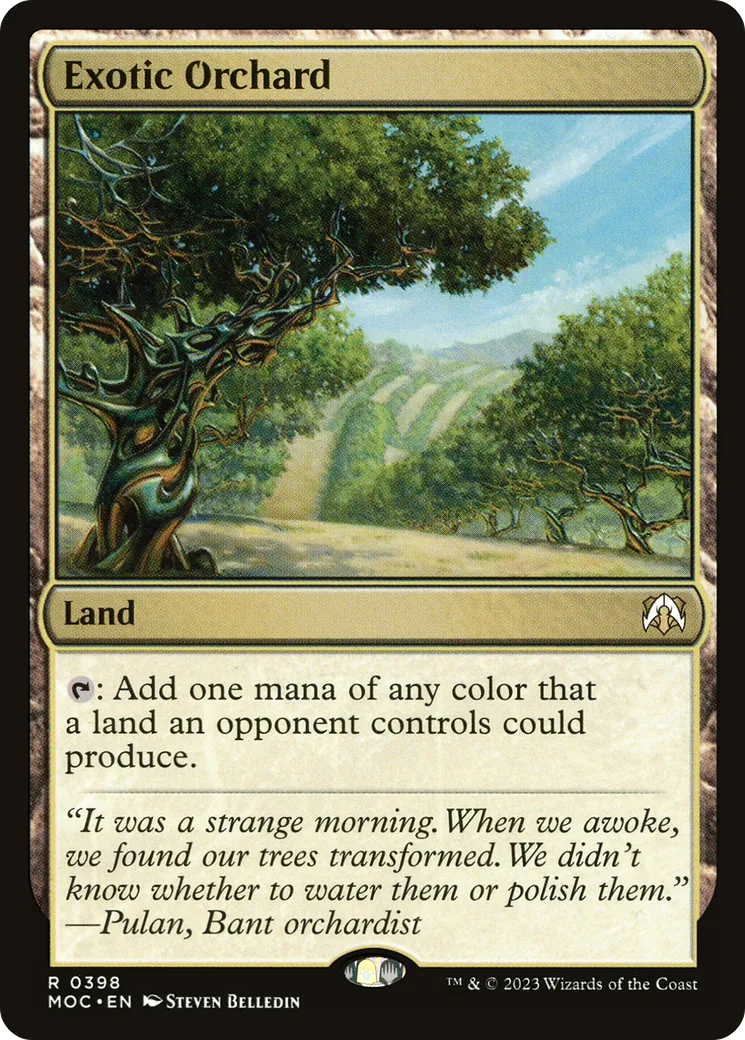 Verger exotique — March of the Machine Commander — Magic: The Gathering