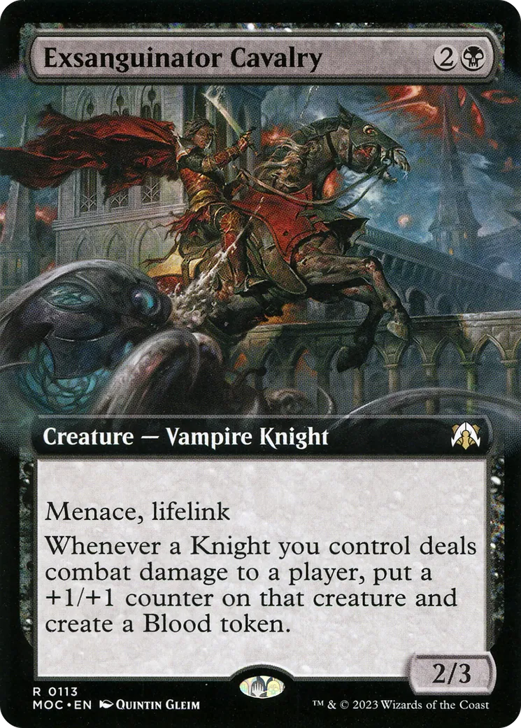Exsanguinator Cavalry — March of the Machine Commander — Magic: The Gathering