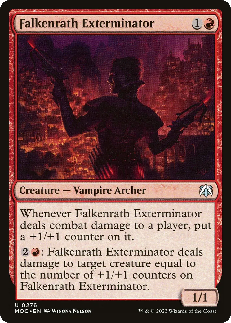Exterminateur Falkenrath — March of the Machine Commander — Magic: The Gathering