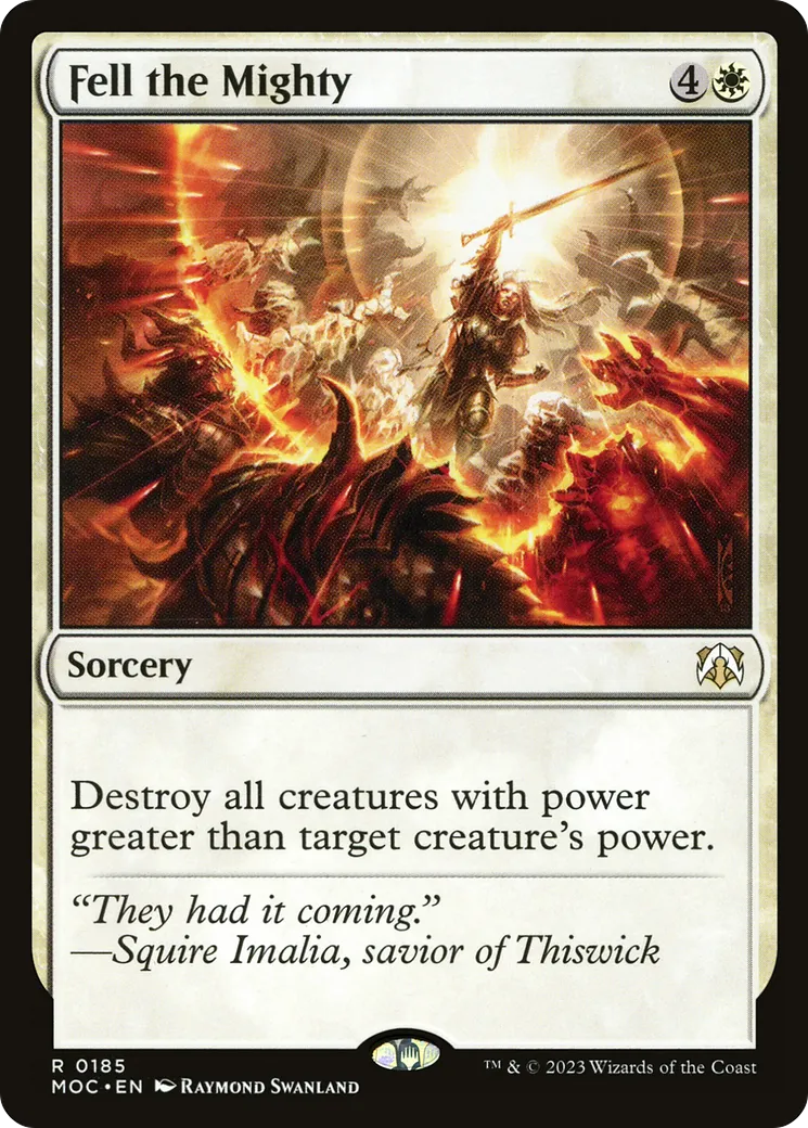 Anéantir les puissants — March of the Machine Commander — Magic: The Gathering
