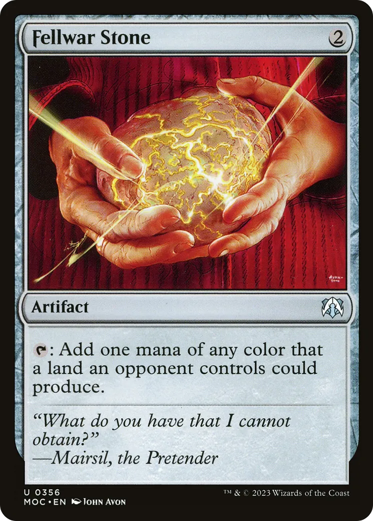 Fellwar Stone — March of the Machine Commander — Magic: The Gathering