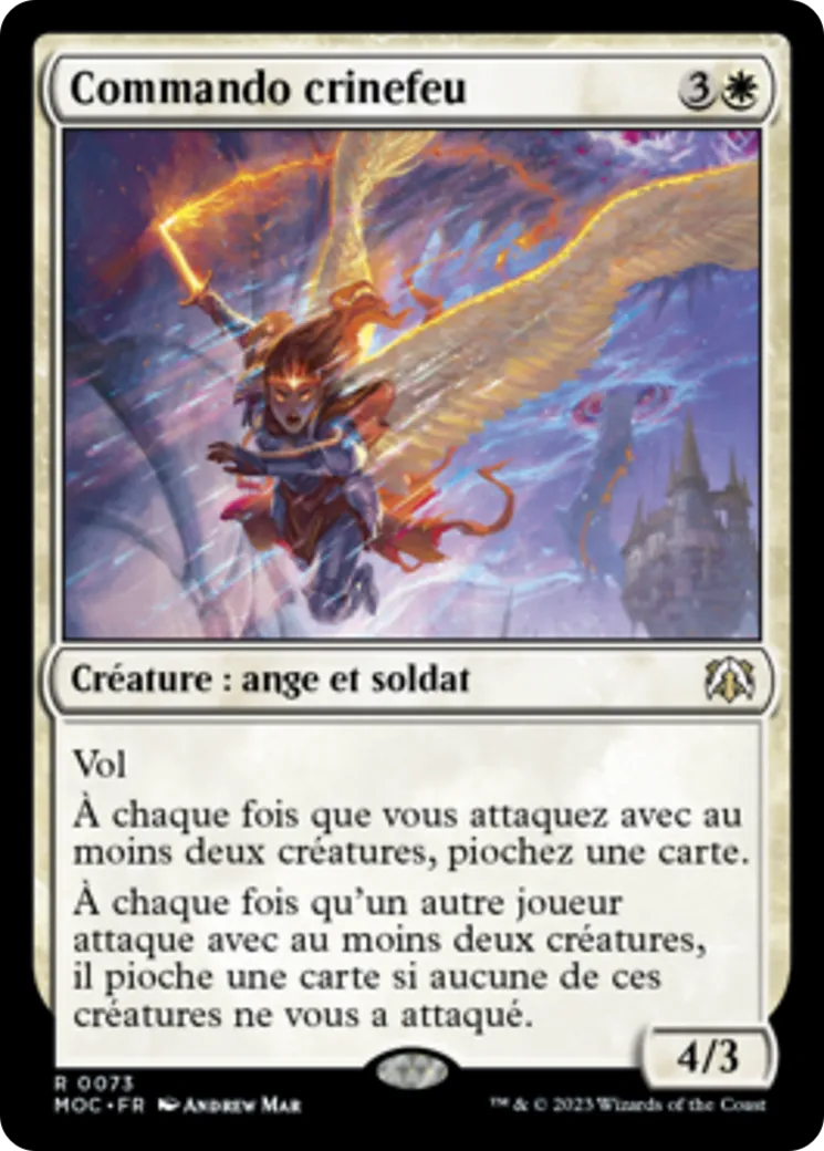 Commando crinefeu — March of the Machine Commander — Magic: The Gathering