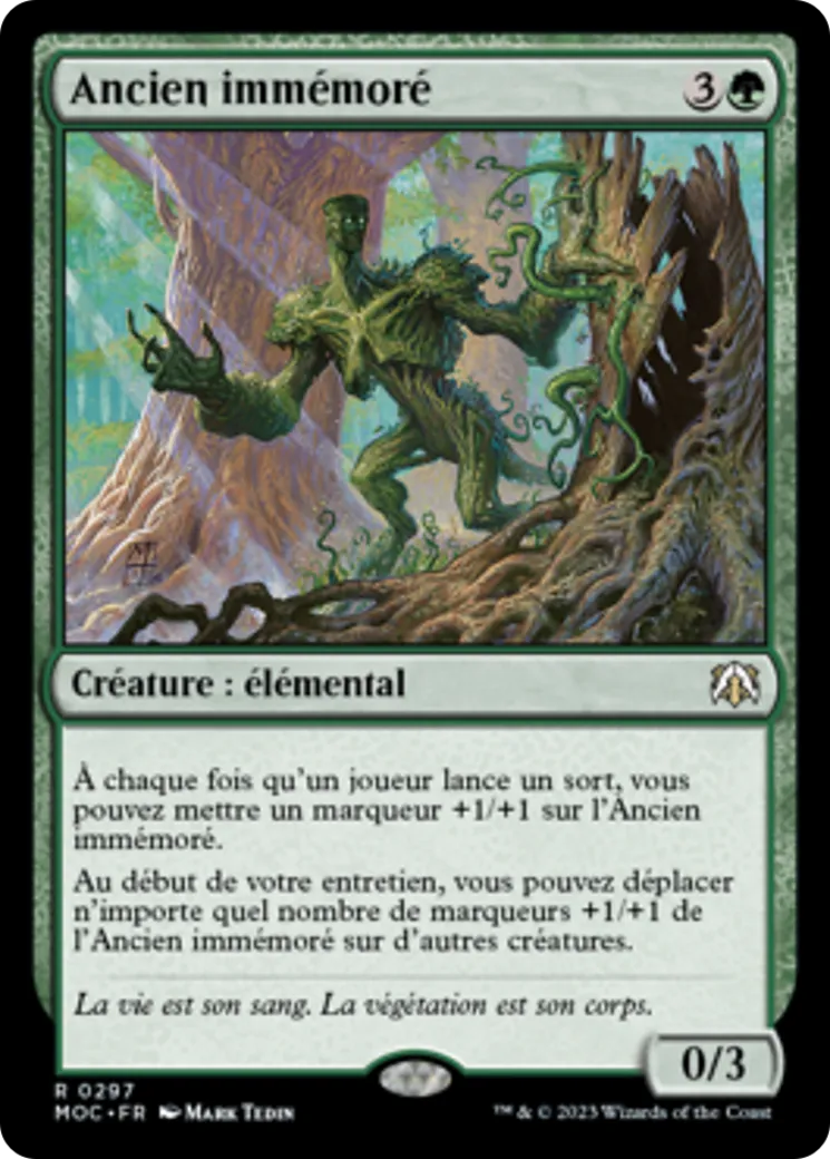 Ancien immémoré — March of the Machine Commander — Magic: The Gathering