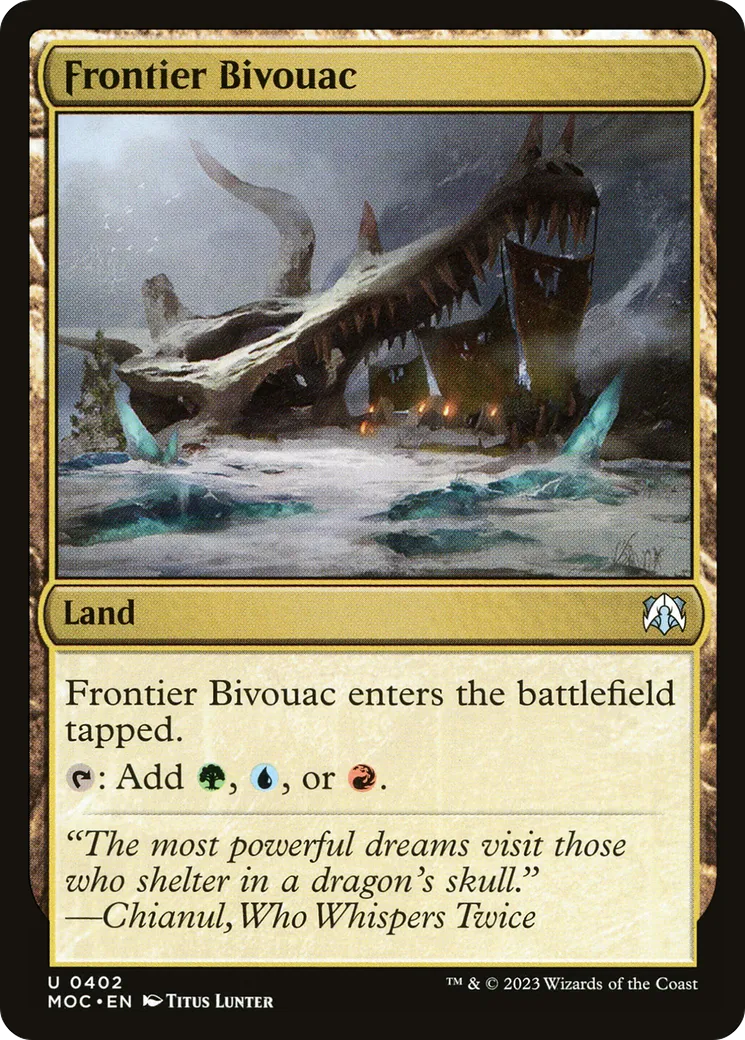 Frontier Bivouac — March of the Machine Commander — Magic: The Gathering