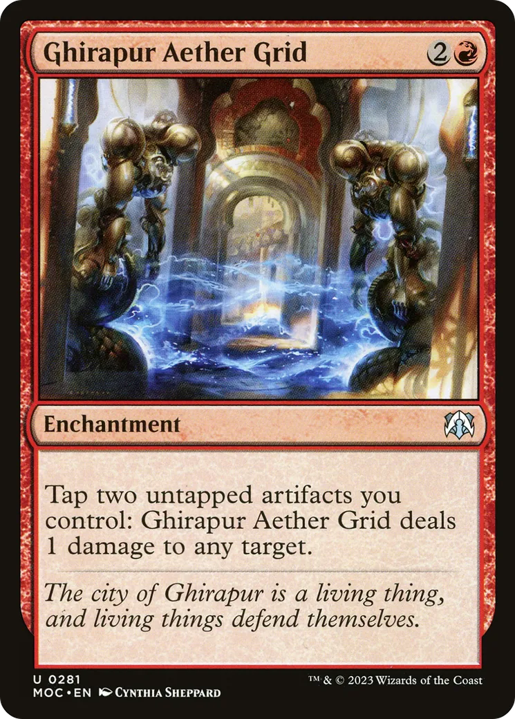 Ghirapur Aether Grid — March of the Machine Commander — Magic: The Gathering