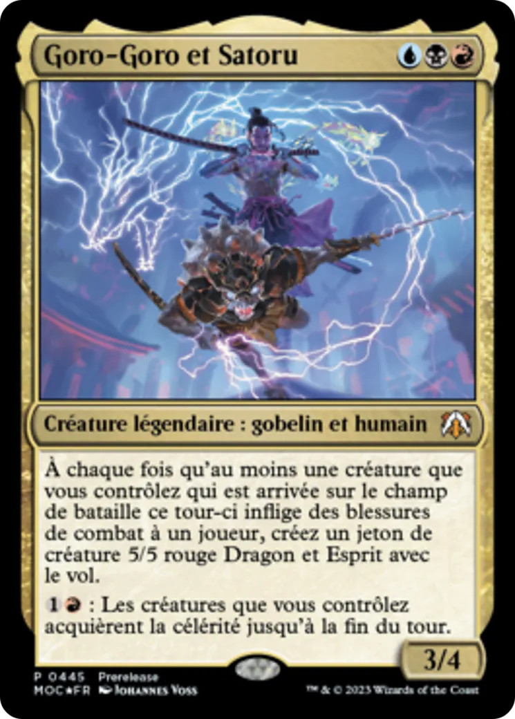Goro-Goro et Satoru — March of the Machine Commander — Magic: The Gathering