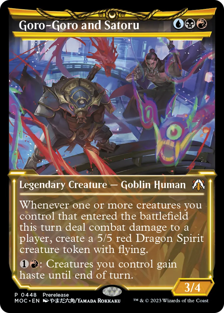 Goro-Goro et Satoru — March of the Machine Commander — Magic: The Gathering
