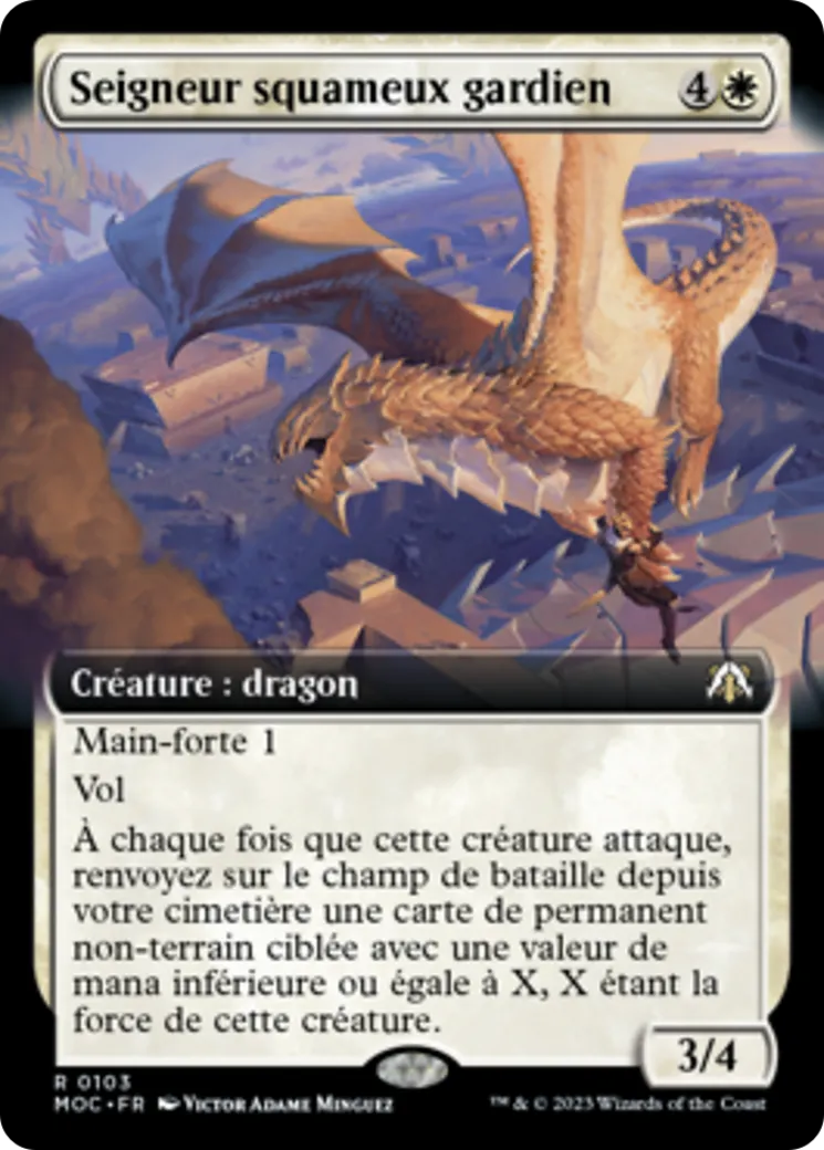 Seigneur squameux gardien — March of the Machine Commander — Magic: The Gathering