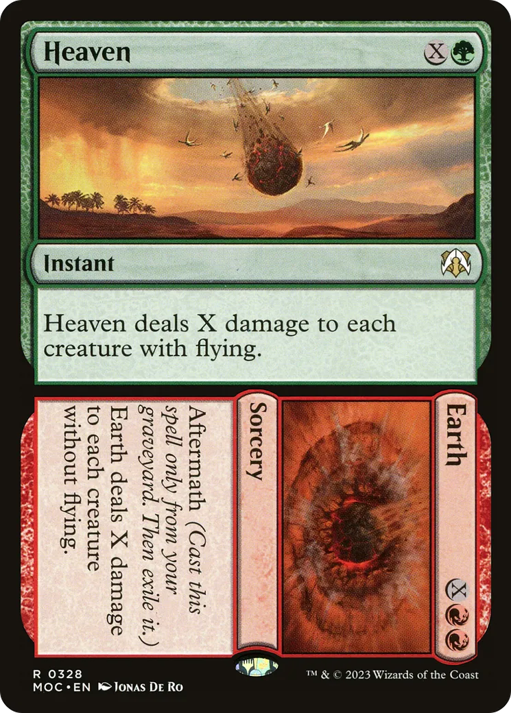 Heaven // Earth — March of the Machine Commander — Magic: The Gathering