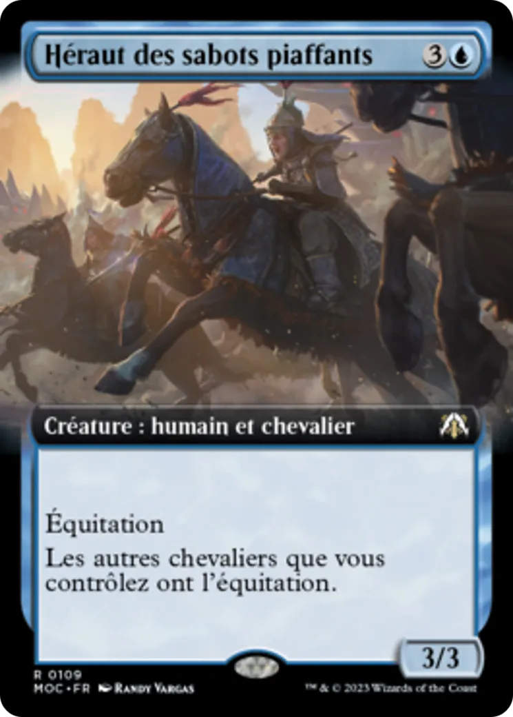 Héraut des sabots piaffants — March of the Machine Commander — Magic: The Gathering