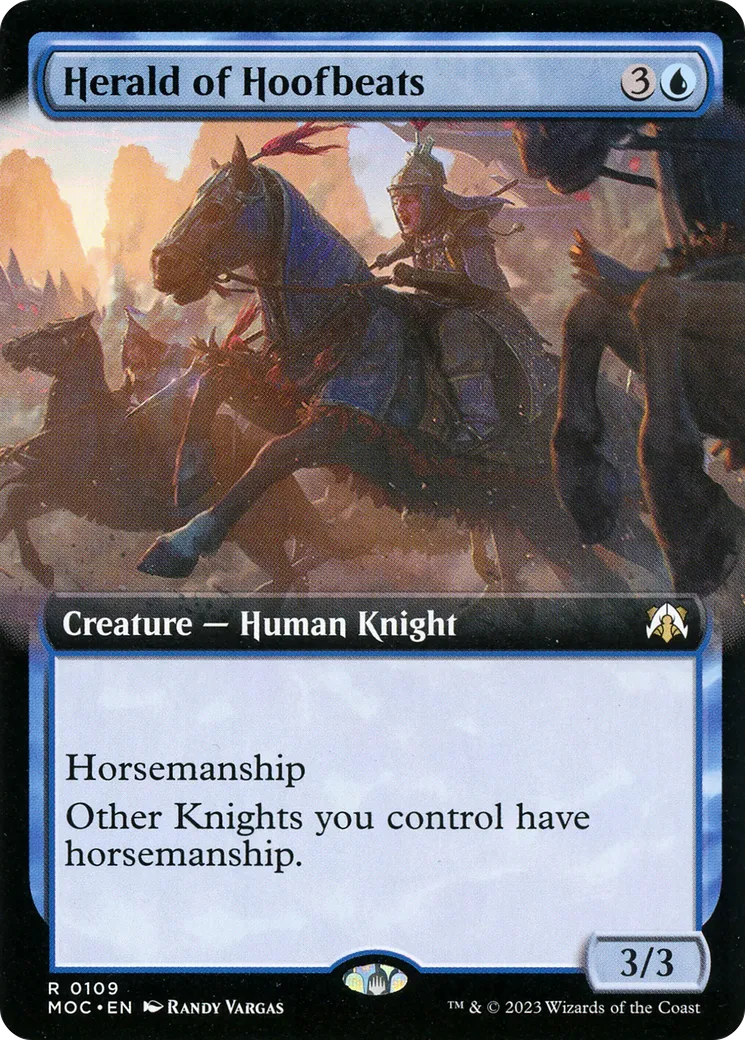 Héraut des sabots piaffants — March of the Machine Commander — Magic: The Gathering