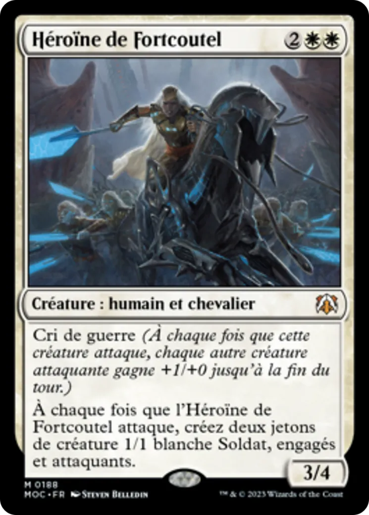 Héroïne de Fortcoutel — March of the Machine Commander — Magic: The Gathering