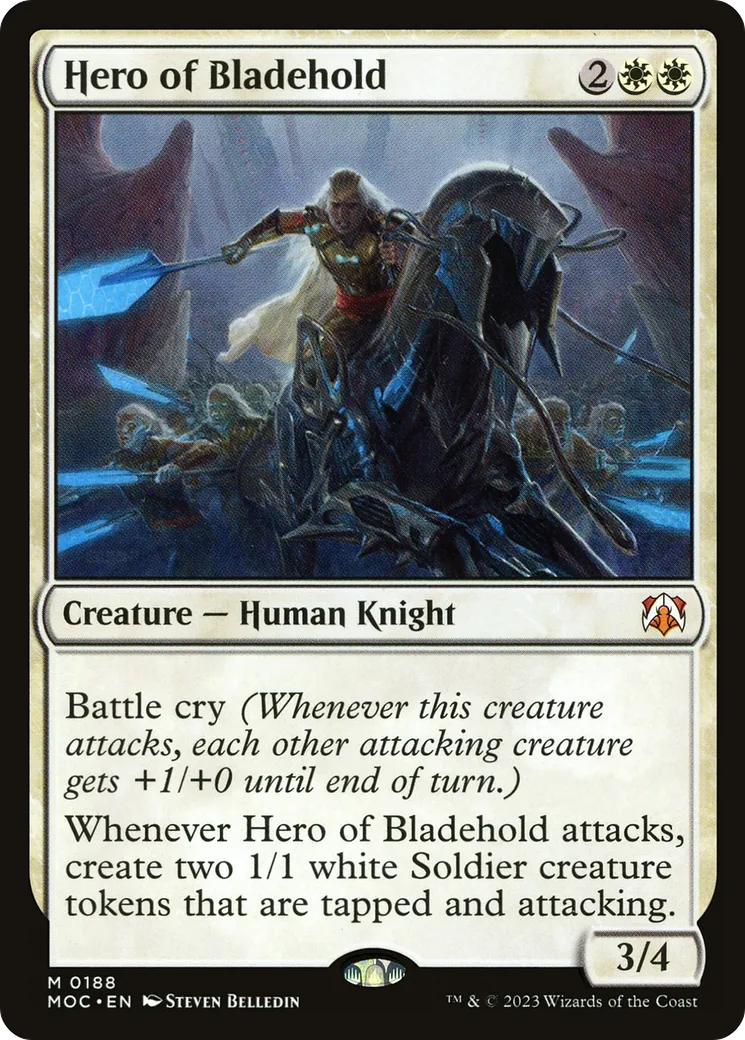 Héroïne de Fortcoutel — March of the Machine Commander — Magic: The Gathering