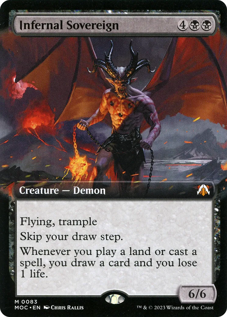Souverain infernal — March of the Machine Commander — Magic: The Gathering