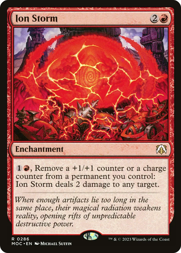 Orage ionique — March of the Machine Commander — Magic: The Gathering