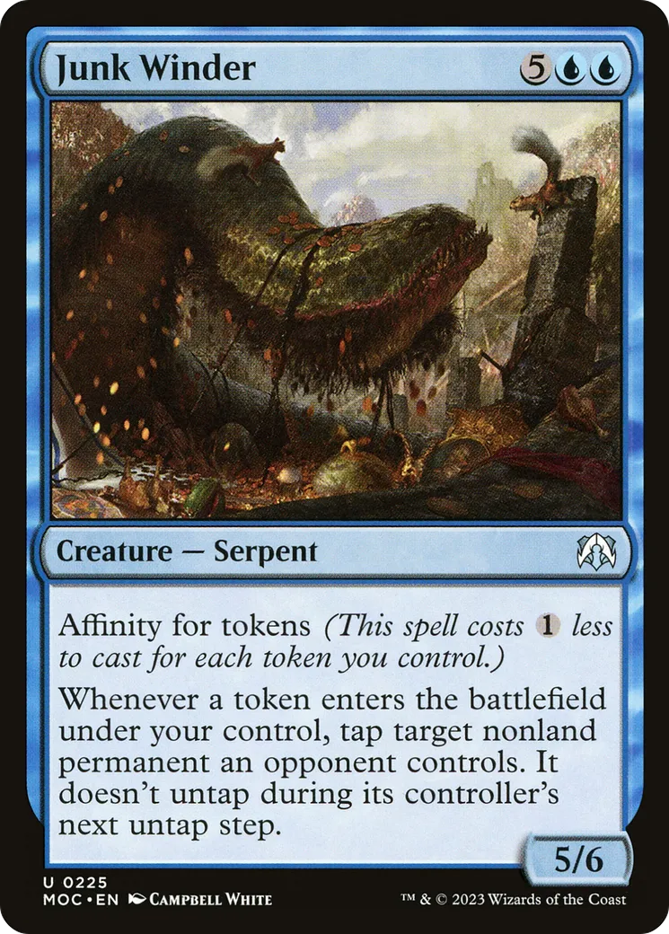 Junk Winder — March of the Machine Commander — Magic: The Gathering