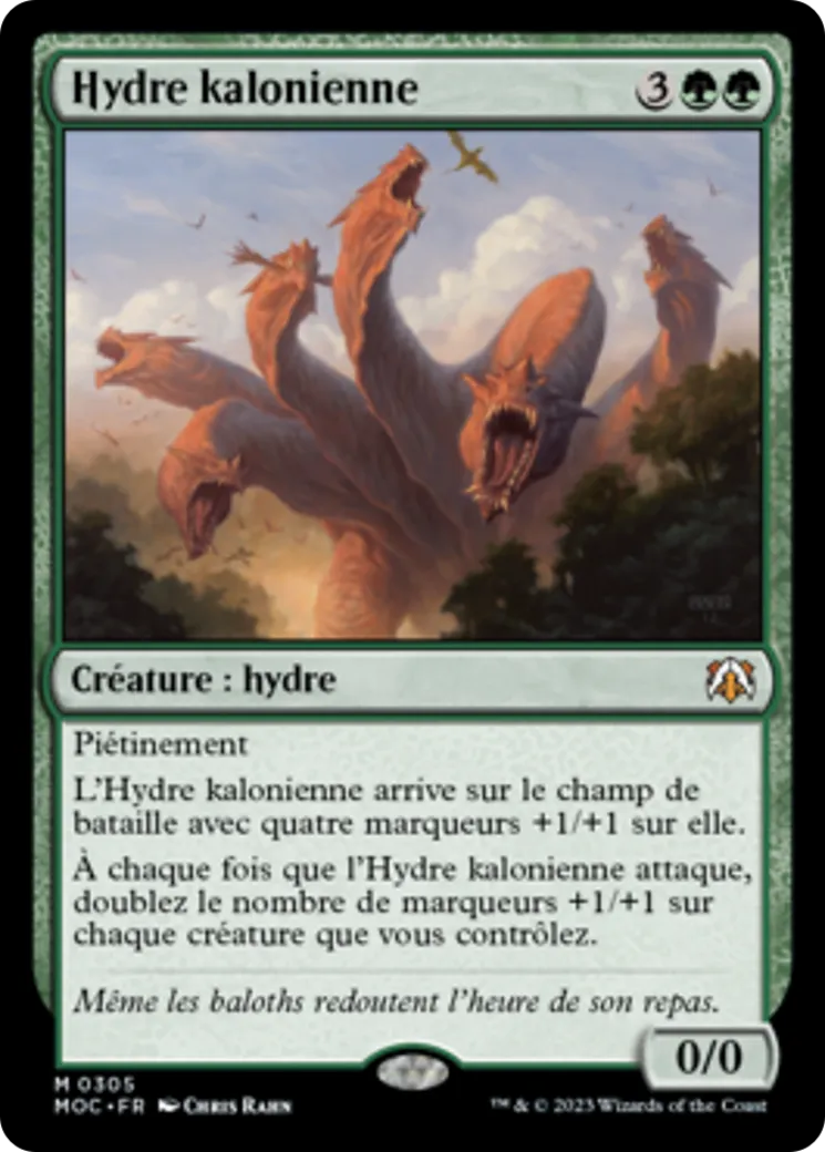 Hydre kalonienne — March of the Machine Commander — Magic: The Gathering