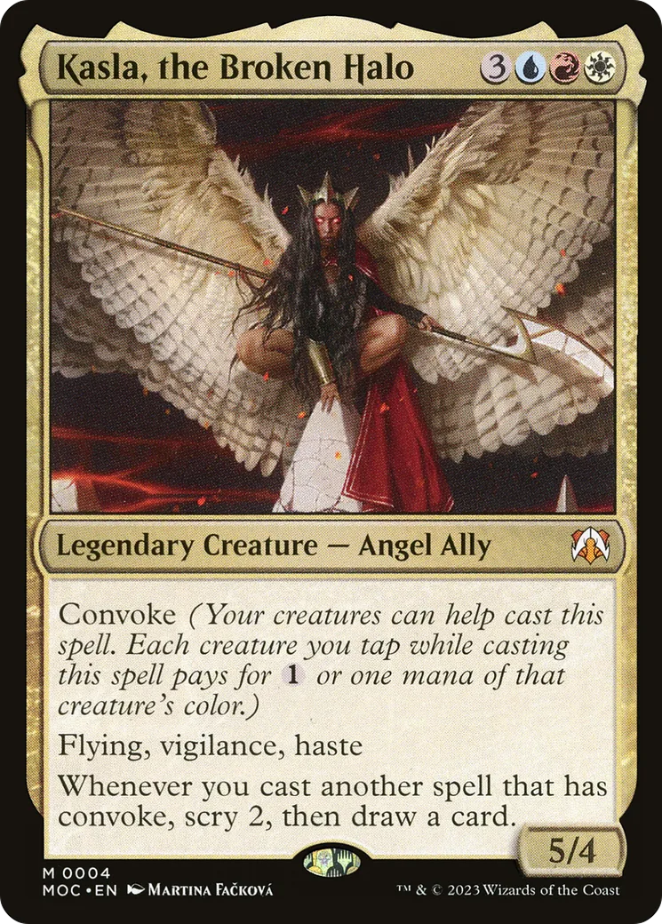 Kasla, the Broken Halo — March of the Machine Commander — Magic: The Gathering