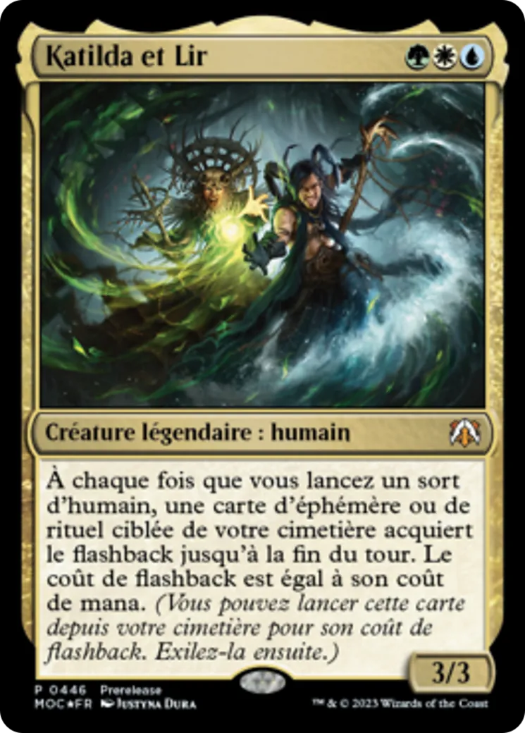 Katilda et Lir — March of the Machine Commander — Magic: The Gathering