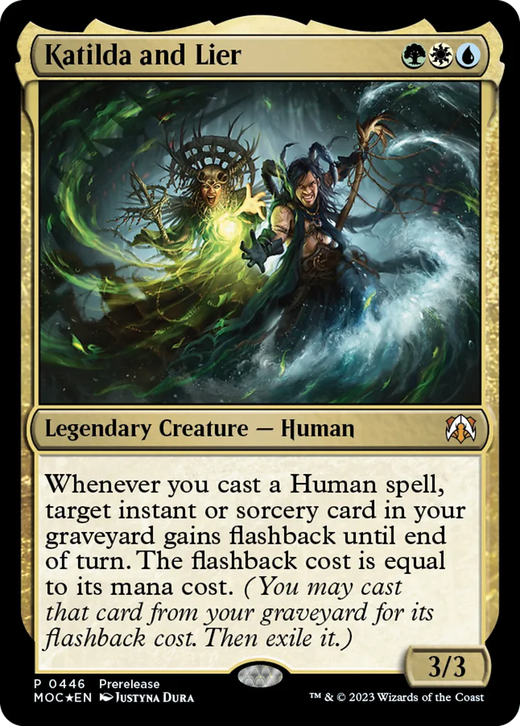 Katilda et Lir — March of the Machine Commander — Magic: The Gathering