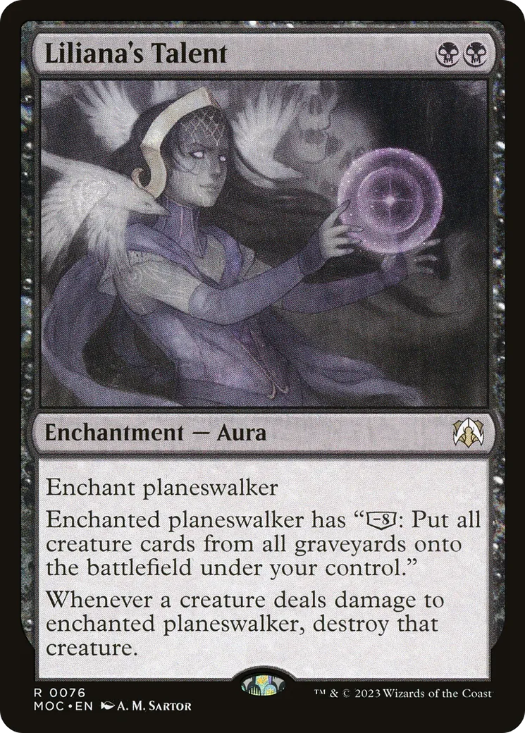 Liliana's Talent — March of the Machine Commander — Magic: The Gathering