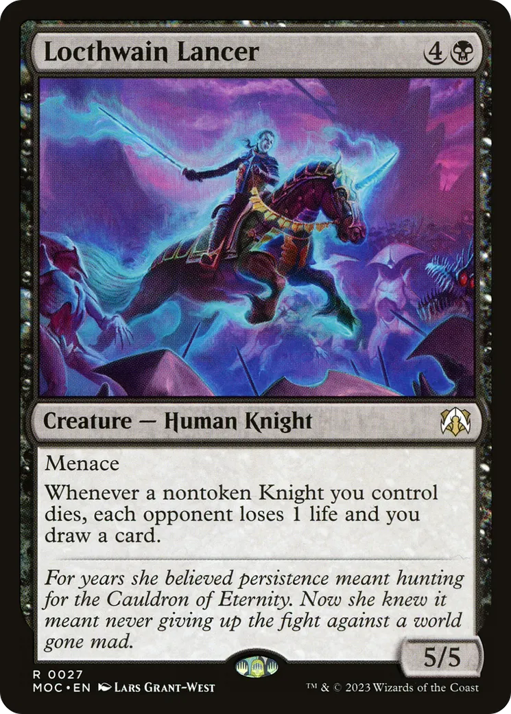 Lancière de Locthwain — March of the Machine Commander — Magic: The Gathering