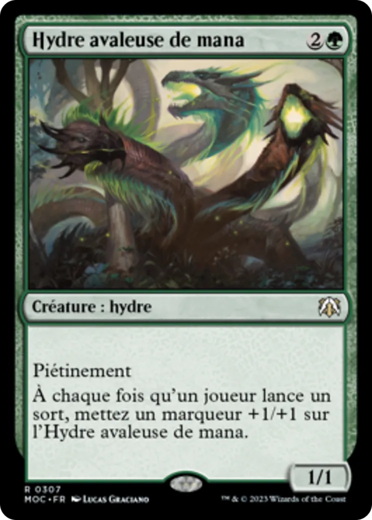 Hydre avaleuse de mana — March of the Machine Commander — Magic: The Gathering