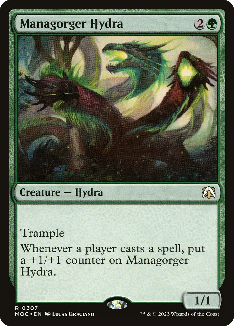 Managorger Hydra — March of the Machine Commander — Magic: The Gathering