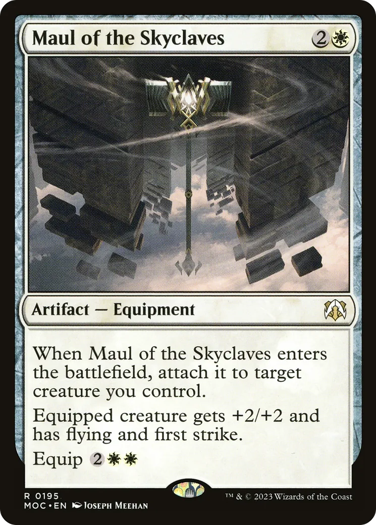 Maillet des forts célestes — March of the Machine Commander — Magic: The Gathering