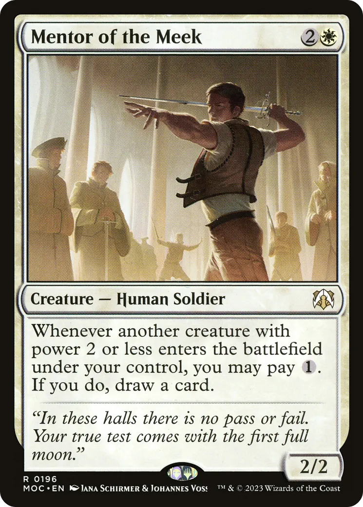 Mentor des humbles — March of the Machine Commander — Magic: The Gathering