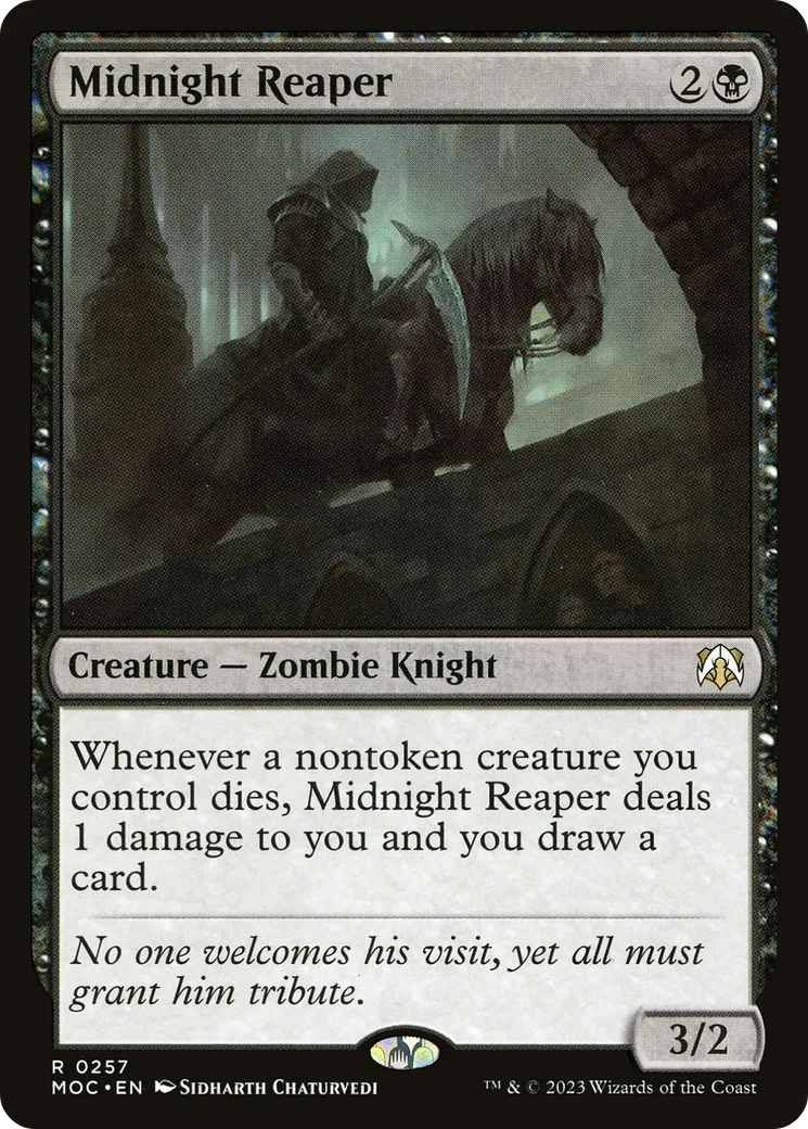Midnight Reaper — March of the Machine Commander — Magic: The Gathering