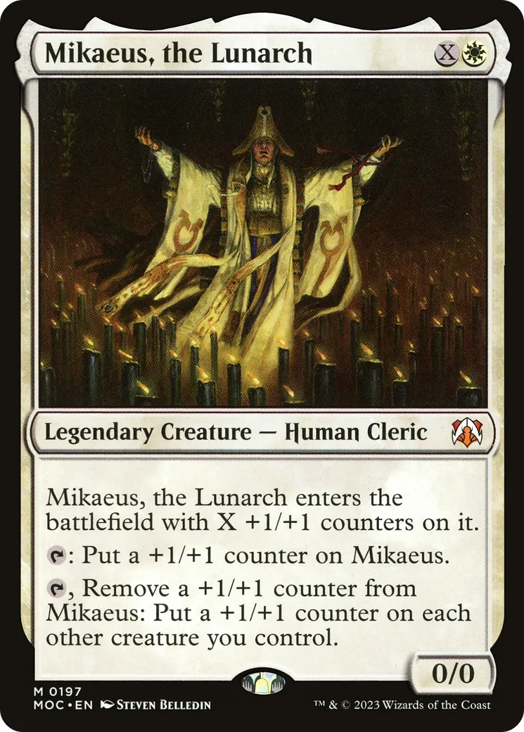 Mikaeus, the Lunarch — March of the Machine Commander — Magic: The Gathering