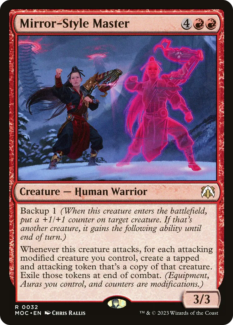 Mirror-Style Master — March of the Machine Commander — Magic: The Gathering