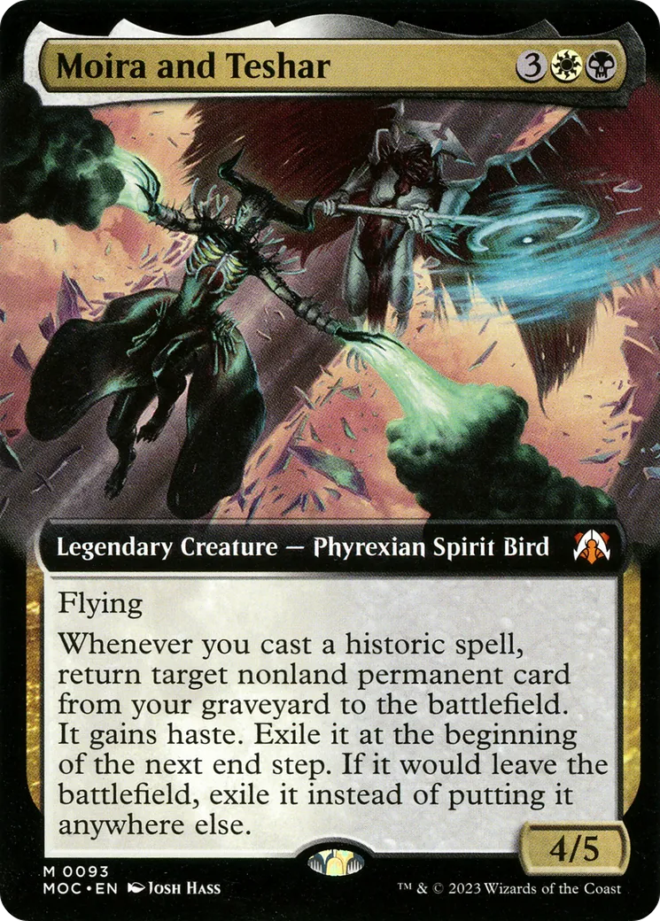 Moira and Teshar — March of the Machine Commander — Magic: The Gathering