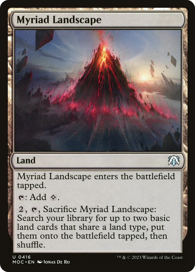 Paysage myriadaire — March of the Machine Commander — Magic: The Gathering
