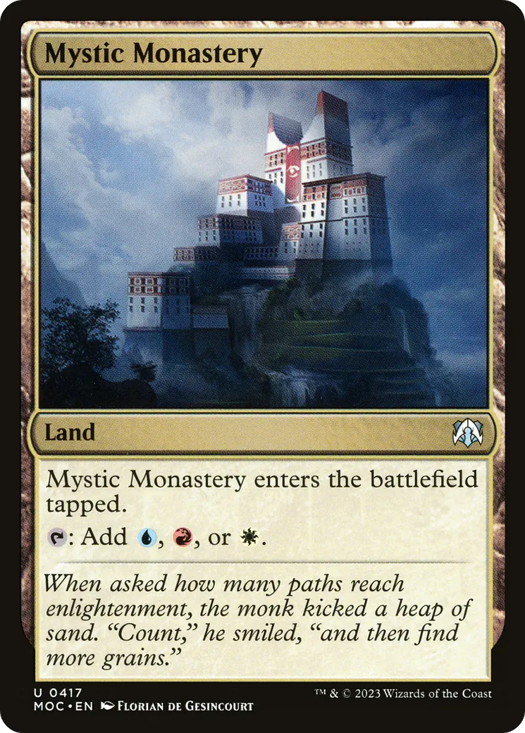 Monastère mystique — March of the Machine Commander — Magic: The Gathering