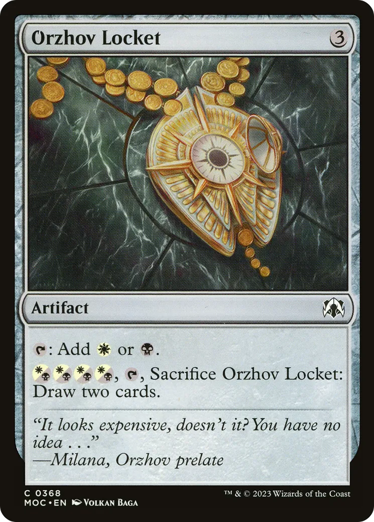 Médaillon d'Orzhov — March of the Machine Commander — Magic: The Gathering