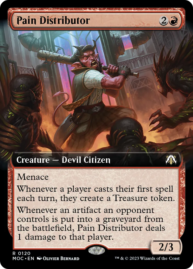 Pain Distributor — March of the Machine Commander — Magic: The Gathering