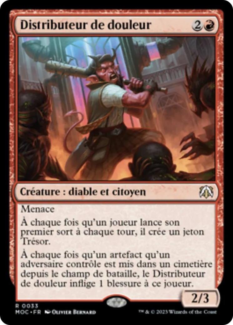 Distributeur de douleur — March of the Machine Commander — Magic: The Gathering