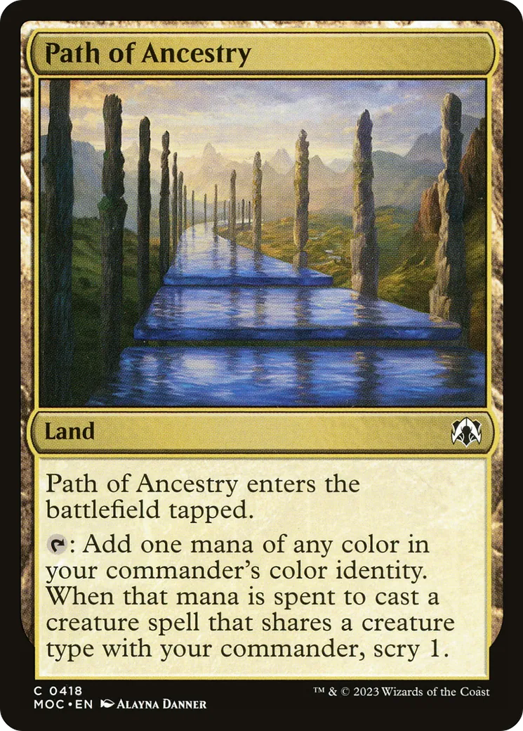 Path of Ancestry — March of the Machine Commander — Magic: The Gathering