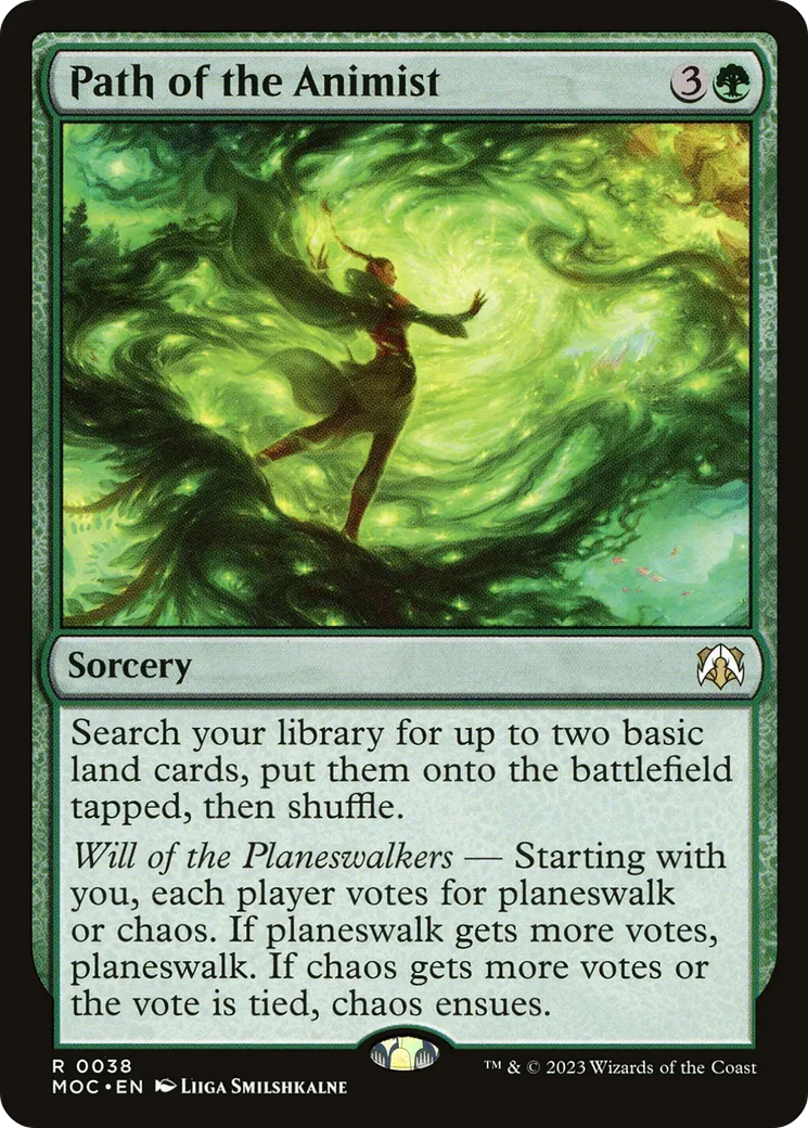 Path of the Animist — March of the Machine Commander — Magic: The Gathering