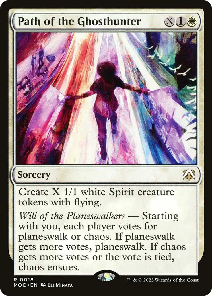 Path of the Ghosthunter — March of the Machine Commander — Magic: The Gathering