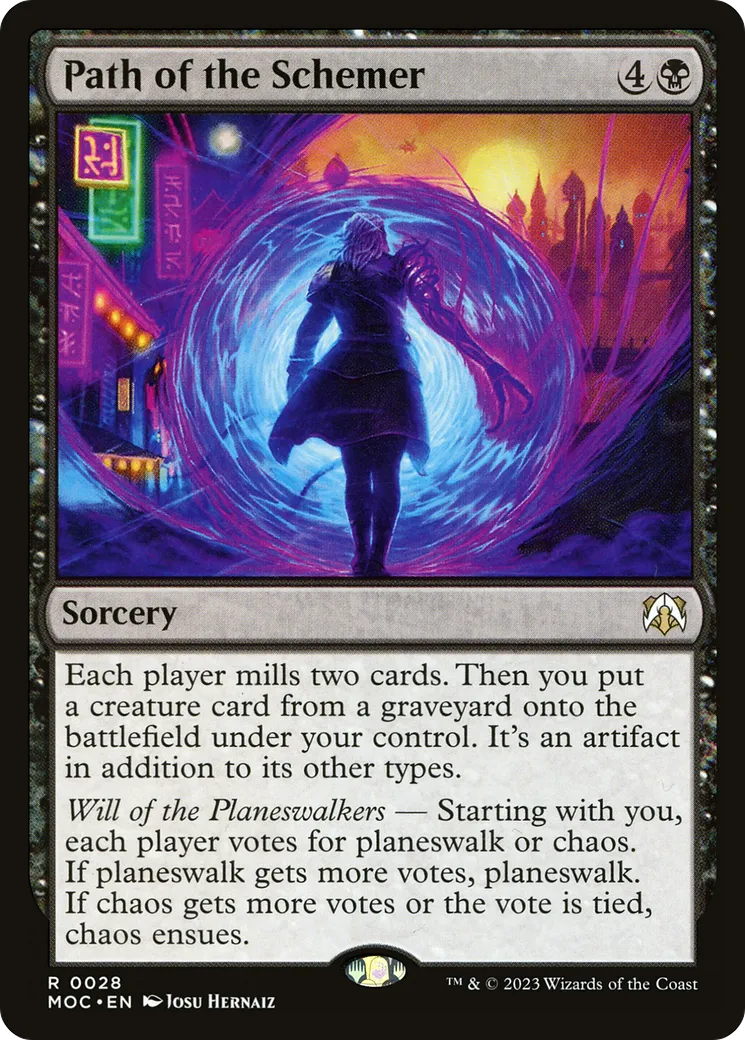 Path of the Schemer — March of the Machine Commander — Magic: The Gathering