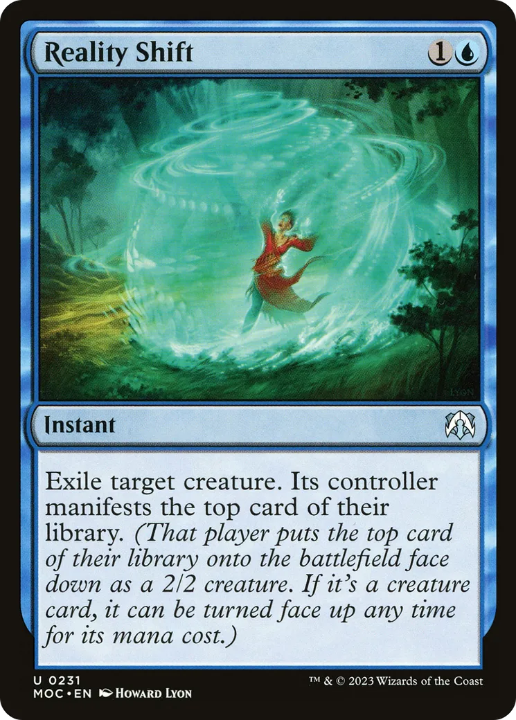 Reality Shift from March of the Machine Commander - Magic: The Gathering