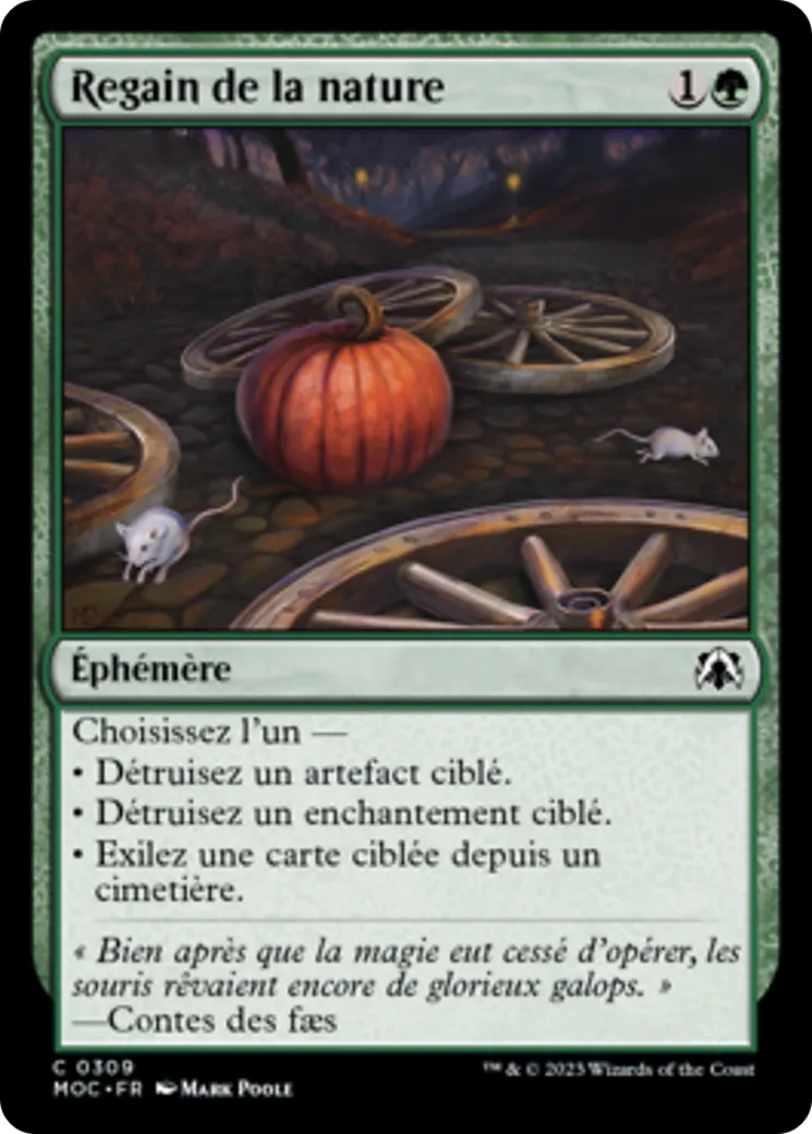 Regain de la la nature — March of the Machine Commander — Magic: The Gathering