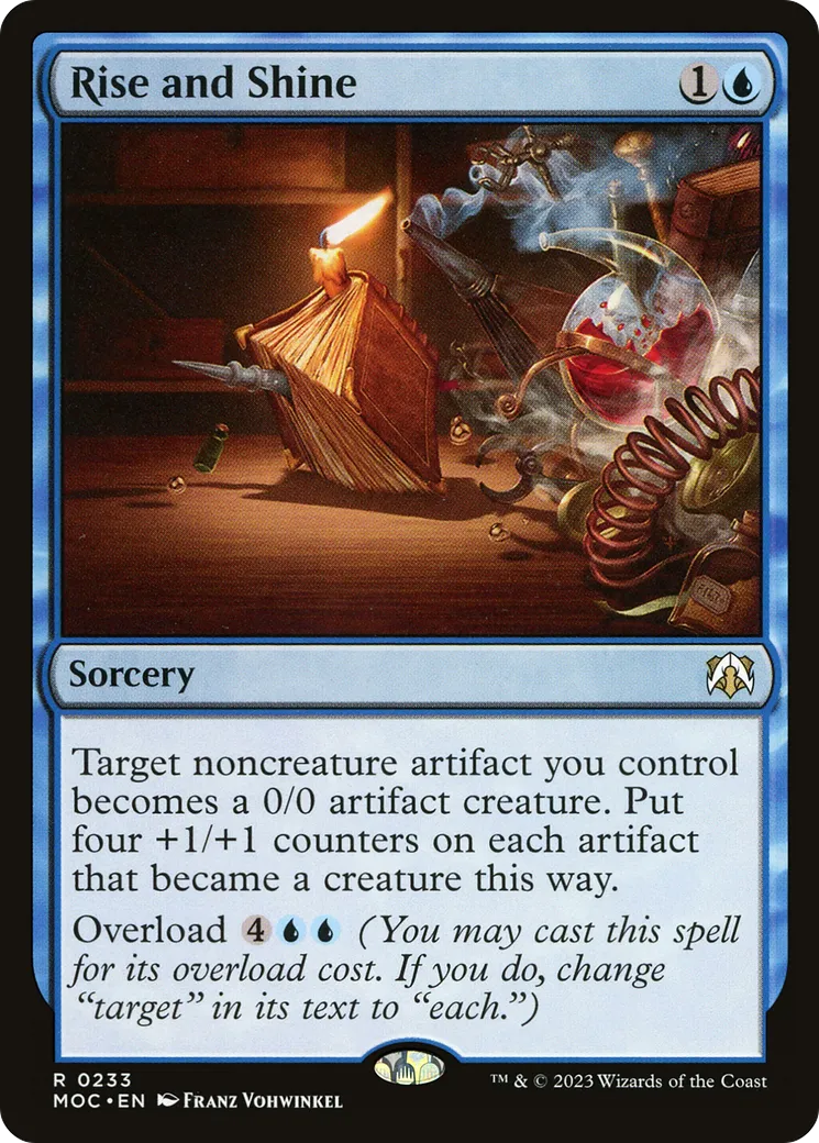 Rise and Shine — March of the Machine Commander — Magic: The Gathering
