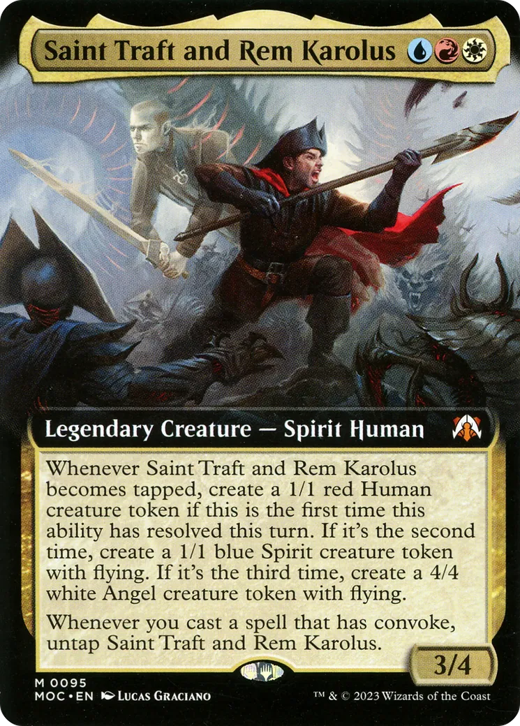 Saint Traft and Rem Karolus — March of the Machine Commander — Magic: The Gathering